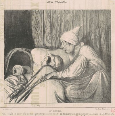 hørsel av Honoré Daumier