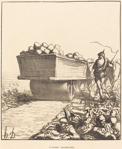 tysk enhet av Honoré Daumier