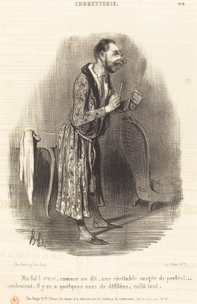 Min tro! det er som de sier... av Honoré Daumier