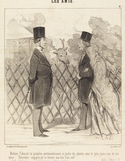 Madame Cabassol går... av Honoré Daumier