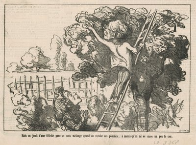 Men vi nyter ren lykke av Honoré Daumier