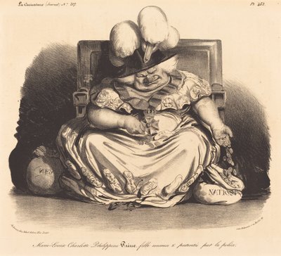 Marie-Louise-Charlotte-Philippinepairie av Honoré Daumier