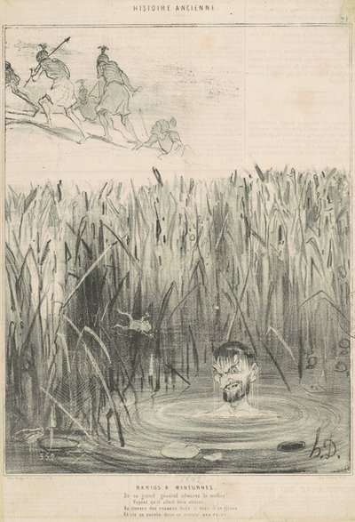 Marius fra Minturnes av Honoré Daumier