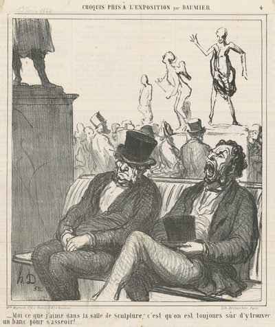 Meg hva jeg liker i skulpturrommet... av Honoré Daumier