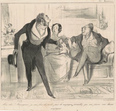 Min Gud! Sir, jeg er... av Honoré Daumier