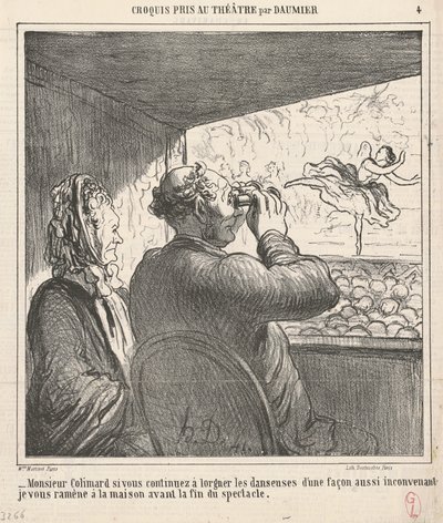 Mr. Colimard hvis du fortsetter... av Honoré Daumier