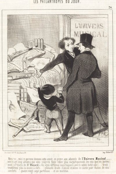 Sir ... her er hva vi gir ... som en bonus ... av Honoré Daumier