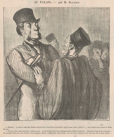 Mossieu ... jeg er mannen på hvis bekostning av Honoré Daumier