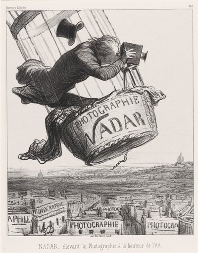 Nadar løfter fotografi til høyden av kunst av Honoré Daumier
