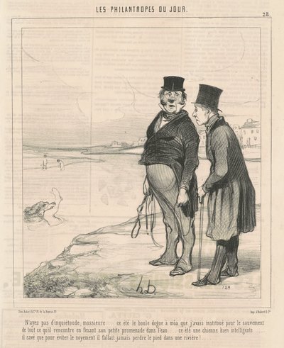 Ikke vær bekymret... av Honoré Daumier