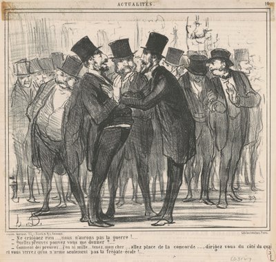 Frykt ingenting ... av Honoré Daumier