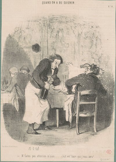 Ikke ta hensyn herre... av Honoré Daumier