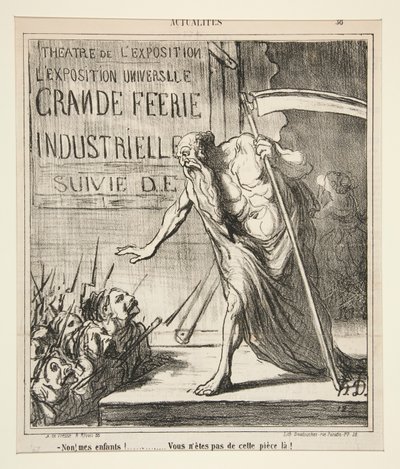 Nei! mine barn! av Honoré Daumier