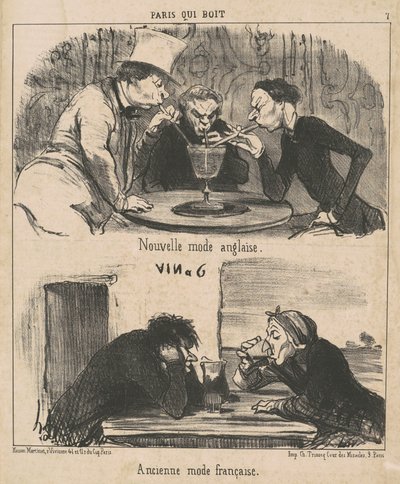 Ny engelsk mote av Honoré Daumier