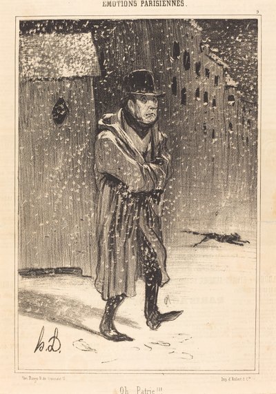 Å hjemland!!! av Honoré Daumier