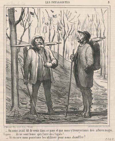 Vi fikk beskjed om å komme til dette landet... av Honoré Daumier