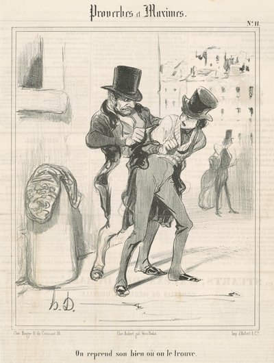 Vi tar tilbake eiendommen vår eller finner den av Honoré Daumier