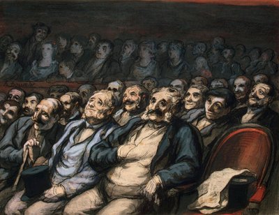 Orkestersete, 1856-1858. av Honoré Daumier
