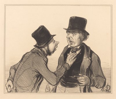 Ja sir, du er ikke fra Paris... av Honoré Daumier
