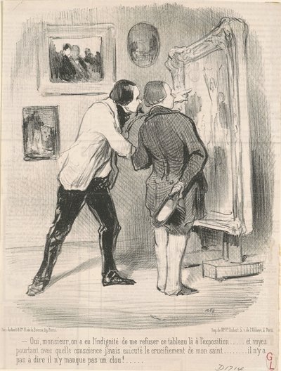 Ja... de hadde indigniteten til å nekte meg dette maleriet... av Honoré Daumier