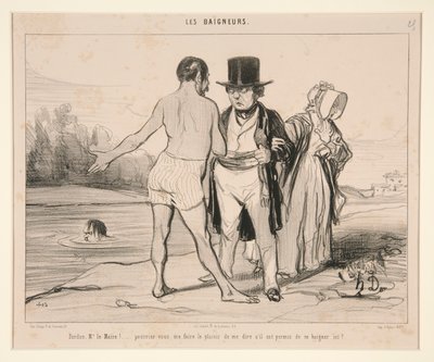 Unnskyld meg, herr ordfører! av Honoré Daumier