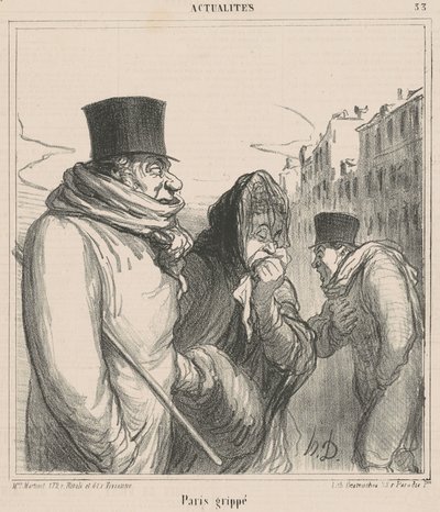 Paris tok tak av Honoré Daumier