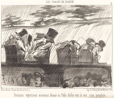 Parisere som angrer dypt... av Honoré Daumier