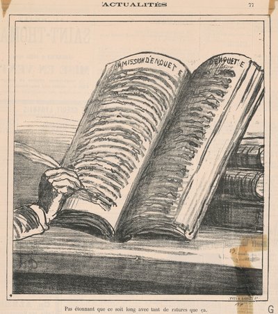 Ikke rart det er lenge... av Honoré Daumier
