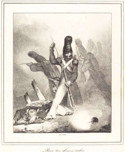 Gå videre, gris av Honoré Daumier
