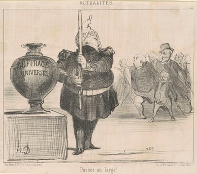 Gå bredt! av Honoré Daumier