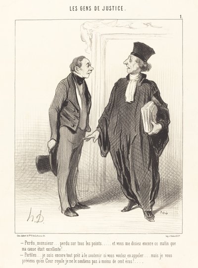 Tapt, sir... tapt på alle måter... av Honoré Daumier