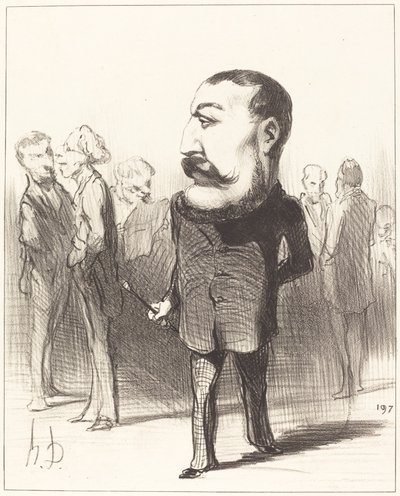 Pierre-Napoleon Bonaparte av Honoré Daumier