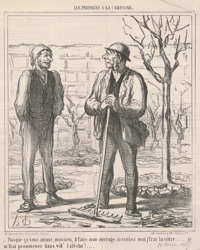 Tror det morer deg... av Honoré Daumier