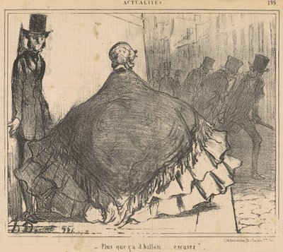 Mer enn den ballen... Unnskyld! ... av Honoré Daumier
