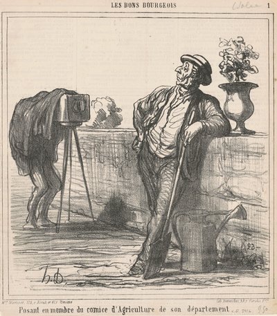 Stiller opp som medlem av landbruksutvalget... av Honoré Daumier