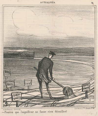 Så lenge bryteren ikke sporer av noe! av Honoré Daumier