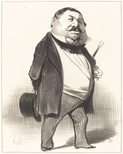 Prins Lucien Murat av Honoré Daumier