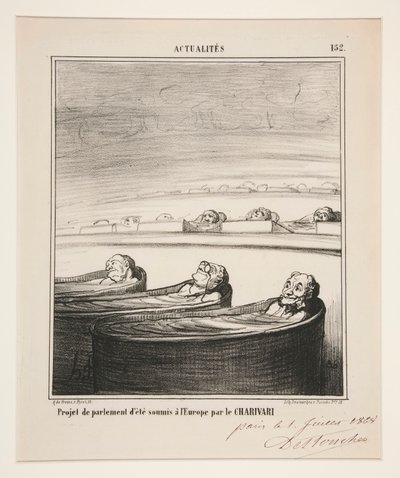 parlamentsprosjekt av Honoré Daumier
