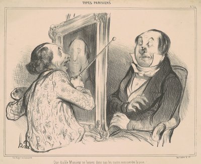 Hva i helvete sir ikke beveger seg... av Honoré Daumier