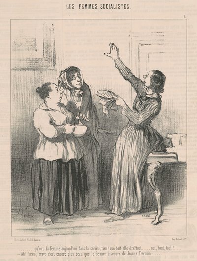 Hva er kvinnen i samfunnet i dag... av Honoré Daumier