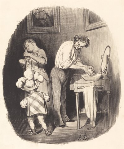 Så fin han er, Dodore... av Honoré Daumier