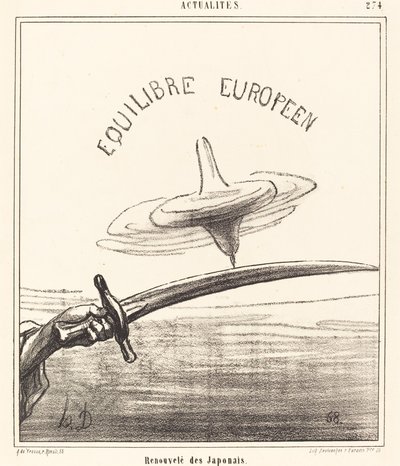 Fornyet fra japansk av Honoré Daumier