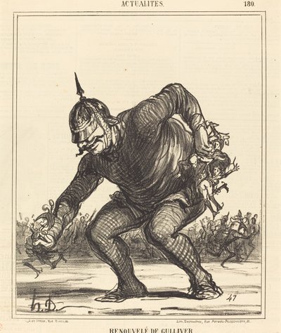 Fornyet av Gulliver av Honoré Daumier
