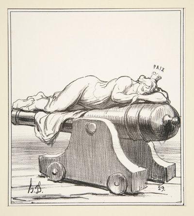 Fornyet av Turenne, fra Actualites av Honoré Daumier