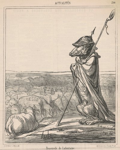 Fornyet fontene av Honoré Daumier