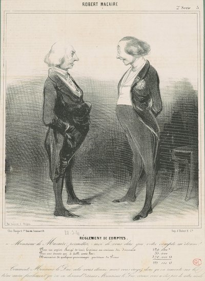 Avgjør resultater av Honoré Daumier