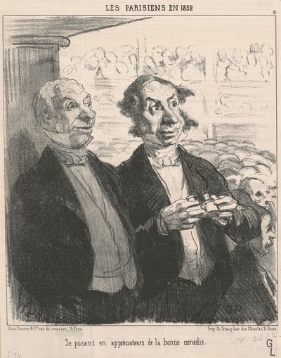 utgir seg som en verdsettelse av Honoré Daumier