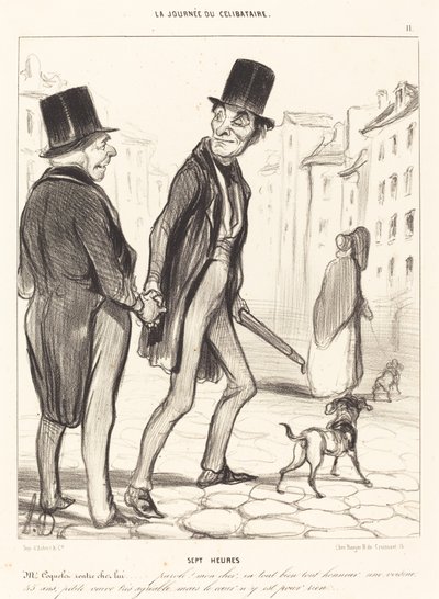 Sju timer av Honoré Daumier