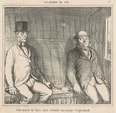 Eneste måten å gjøre det trygt på av Honoré Daumier