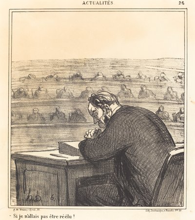 Hvis jeg ikke skulle bli gjenvalgt! av Honoré Daumier